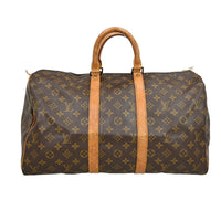 Louis Vuitton Louis Vuitton Keepall Bag Monogram Canvas Brown Canvas Travel Bag Bag (Authentic Pre-Loved)