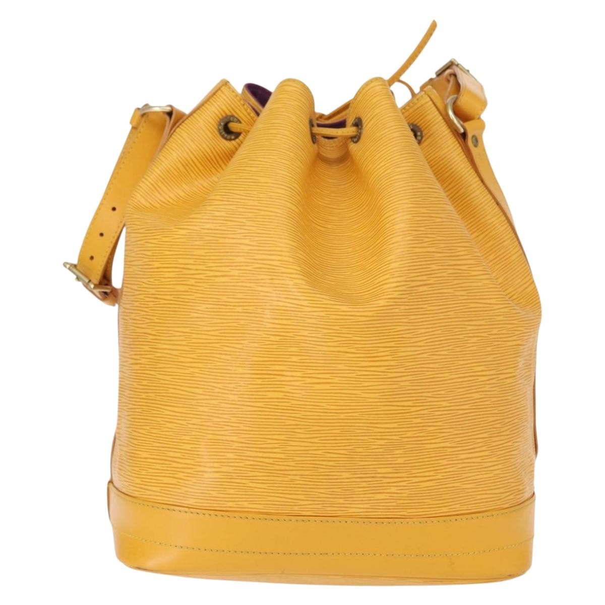 Louis Vuitton Noe Handbag Epi Leather Yellow Leather Shoulder Bag Bag (Authentic Pre-Loved)