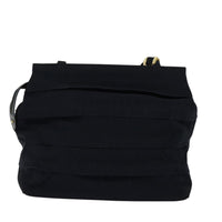 Salvatore Ferragamo Vala Shoulder Bag Canvas Navy Canvas Shoulder Bag Bag (Authentic Pre-Loved)