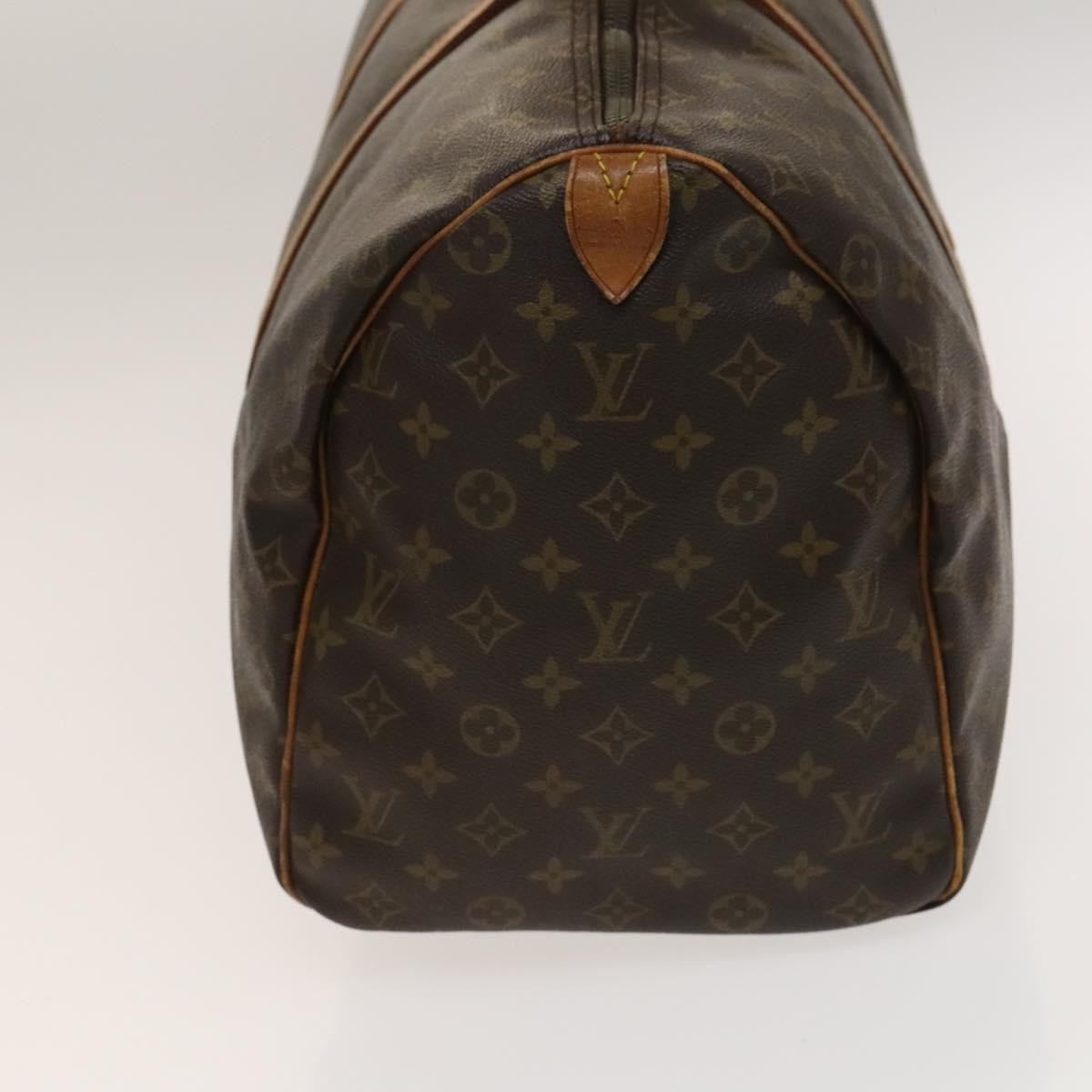 Louis Vuitton Keepall Bag Monogram Canvas Brown Canvas Travel Bag Bag (Pre-Loved)