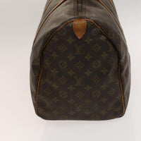 Louis Vuitton Keepall Bag Monogram Canvas Brown Canvas Travel Bag Bag (Pre-Loved)