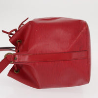 Louis Vuitton Petit Noe Handbag Epi Leather Red Leather Shoulder Bag Bag (Authentic Pre-Loved)