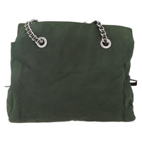 Prada Re-Edition 1995 Chain Tote Quilted Re-Nylon Khaki Nylon Shoulder Bag Bag (Authentic Pre-Loved)