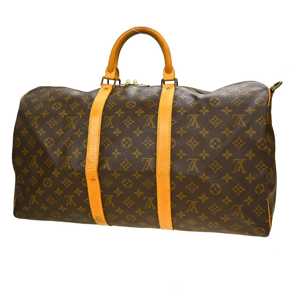 Louis Vuitton Louis Vuitton Keepall Bandouliere Bag Monogram Canvas Brown Canvas Travel Bag Bag (Pre-Loved)