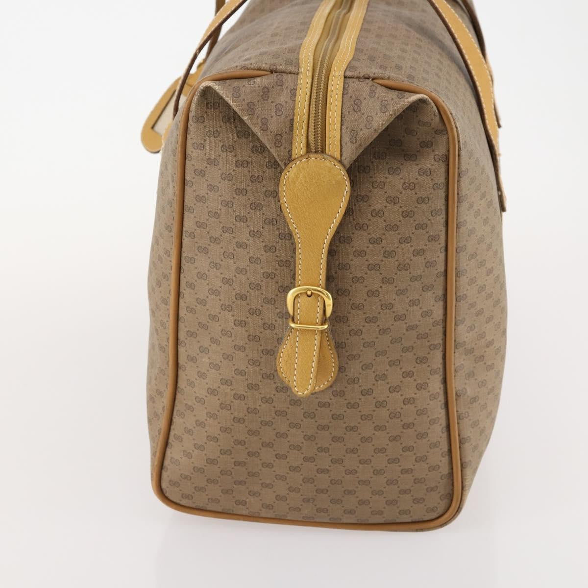Gucci Vintage Travel Bag Gg Canvas Beige Pvc Travel Bag Bag (Authentic Pre-Loved)