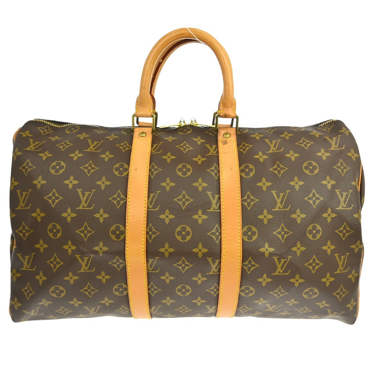 Louis Vuitton Louis Vuitton Keepall Bag Monogram Canvas Brown Canvas Travel Bag Bag (Pre-Loved)