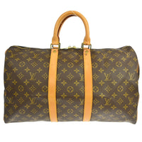 Louis Vuitton Louis Vuitton Keepall Bag Monogram Canvas Brown Canvas Travel Bag Bag (Pre-Loved)