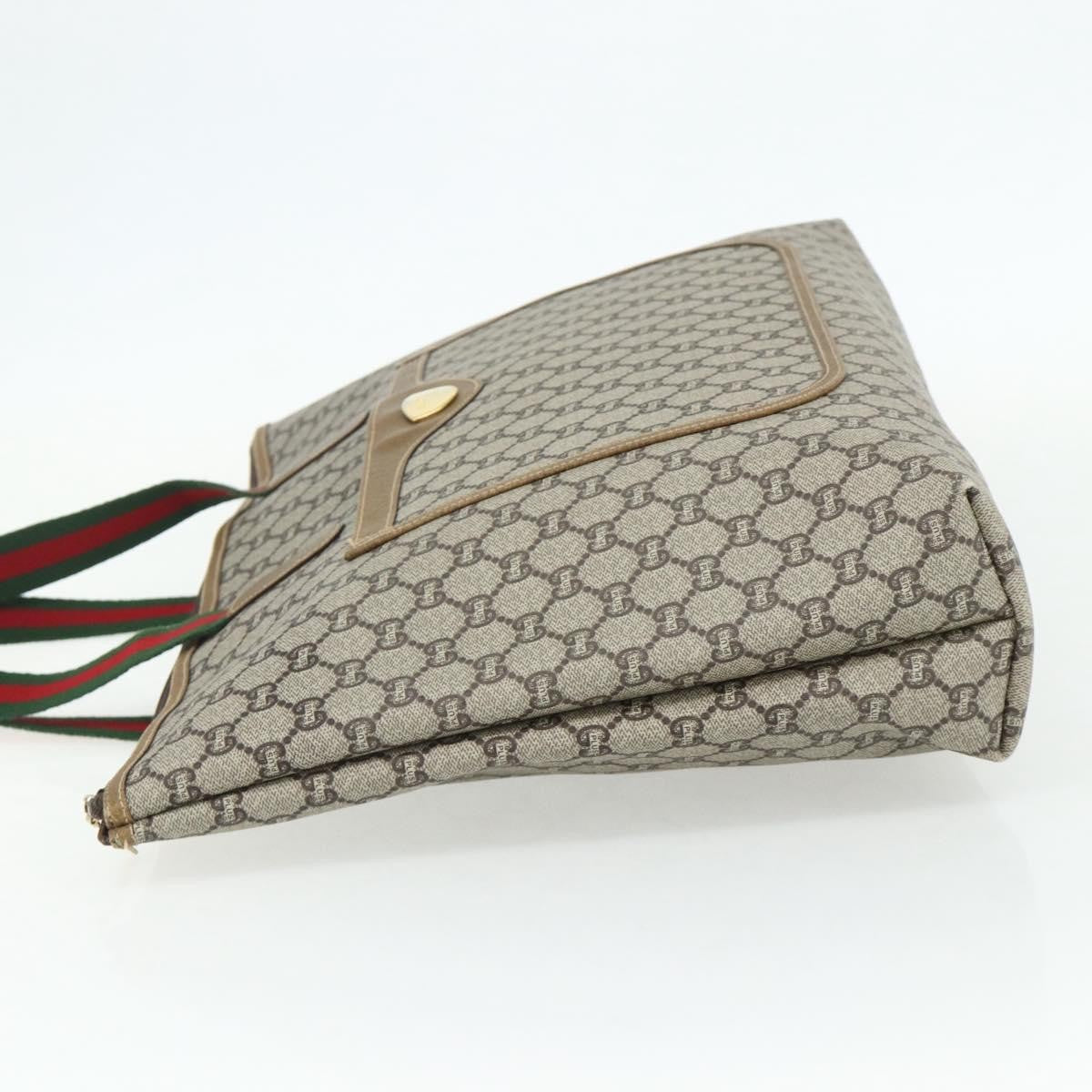 Gucci Gg Supreme Tote Bag Canvas Beige Canvas Tote Bag Bag (Authentic Pre-Loved)