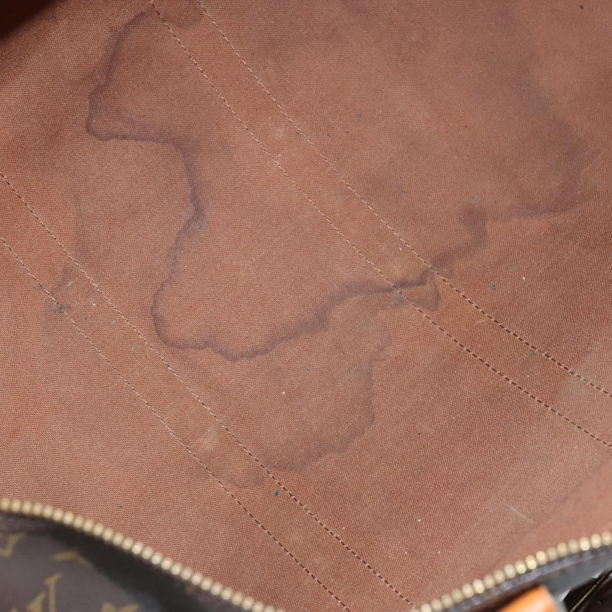 Louis Vuitton Keepall Bag Monogram Canvas Brown Canvas Travel Bag Bag (Pre-Loved)