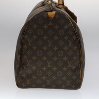 Louis Vuitton Keepall Bag Monogram Canvas Brown Canvas Travel Bag Bag (Authentic Pre-Loved)