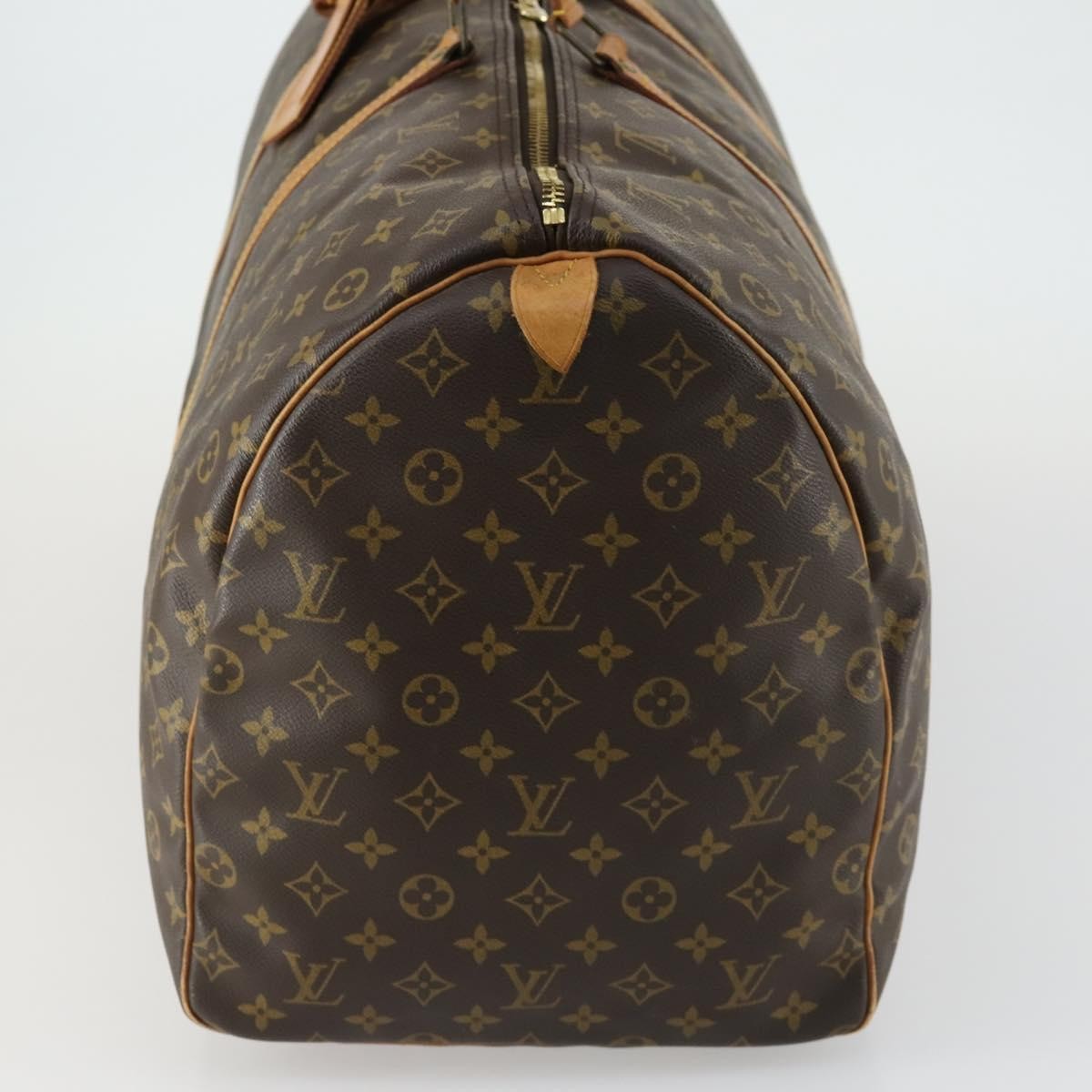Louis Vuitton Keepall Bag Monogram Canvas Brown Canvas Travel Bag Bag (Authentic Pre-Loved)