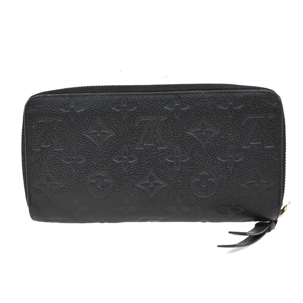 Louis Vuitton Portefeuille Zippy Monogramme Empreinte Monogramme Empreinte Black Leather Wallets Accessory (Authentic Pre-Loved)
