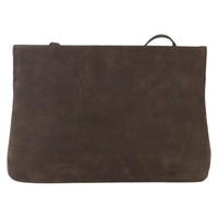 Salvatore Ferragamo Vala Shoulder Bag Suede Brown Suede Shoulder Bag Bag (Authentic Pre-Loved)