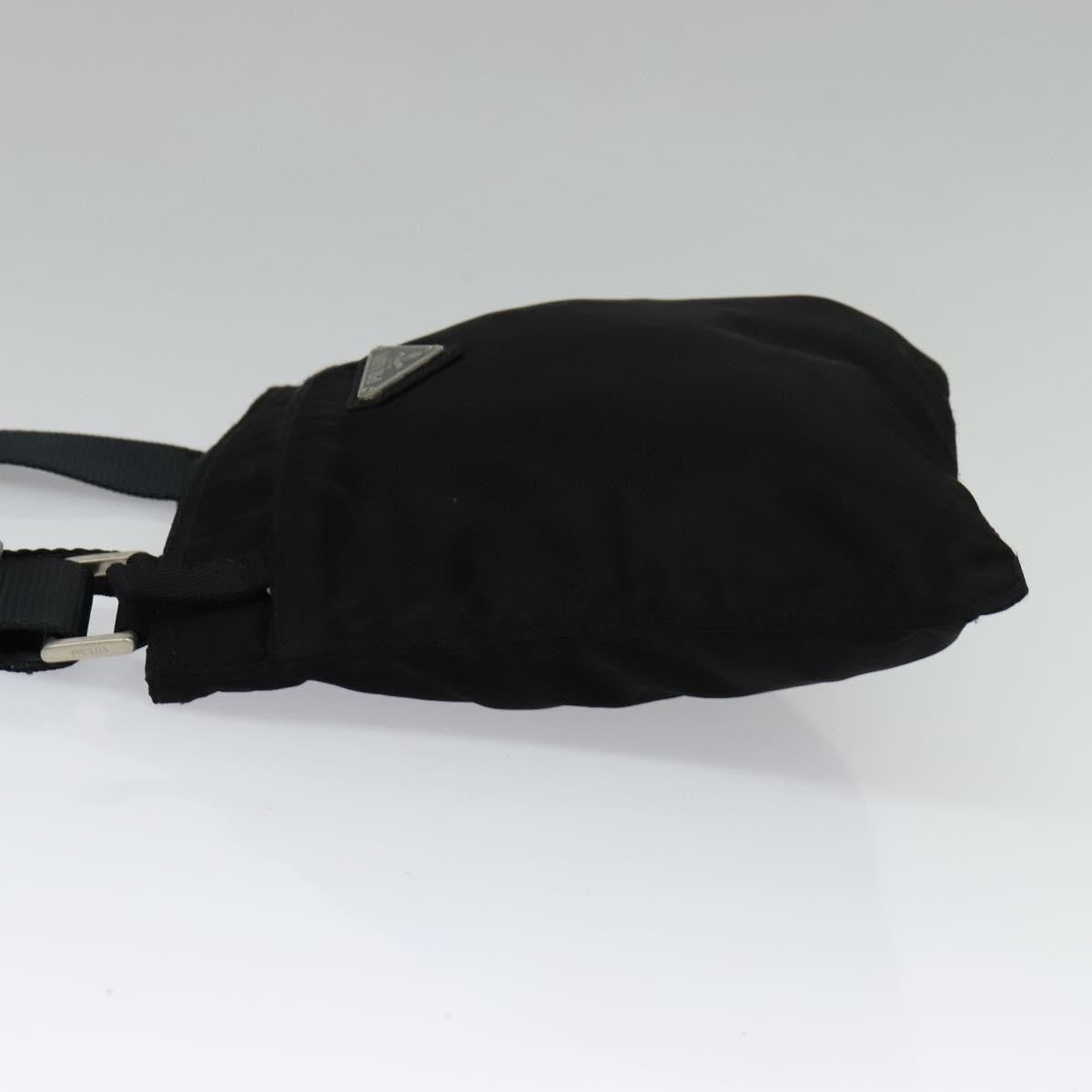 Prada Front Pocket Messenger Bag Tessuto Black Nylon Shoulder Bag Bag (Authentic Pre-Loved)