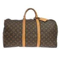 Louis Vuitton Louis Vuitton Keepall Bandouliere Bag Monogram Canvas Brown Canvas Travel Bag Bag (Authentic Pre-Loved)