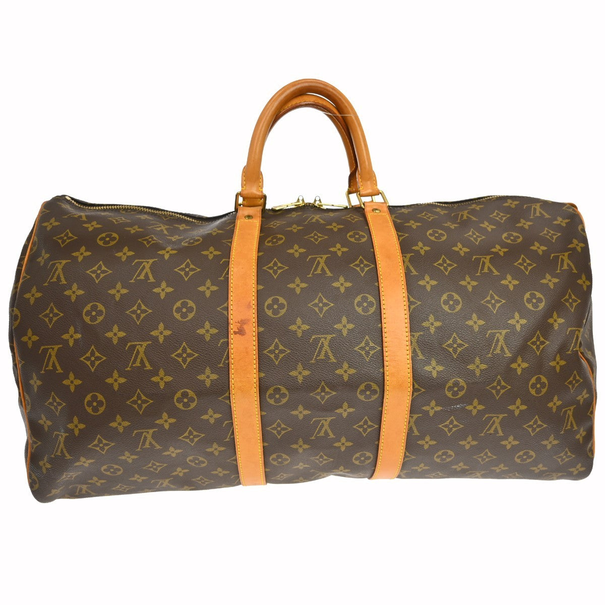 Louis Vuitton Louis Vuitton Keepall Bag Monogram Canvas Brown Canvas Travel Bag Bag (Pre-Loved)