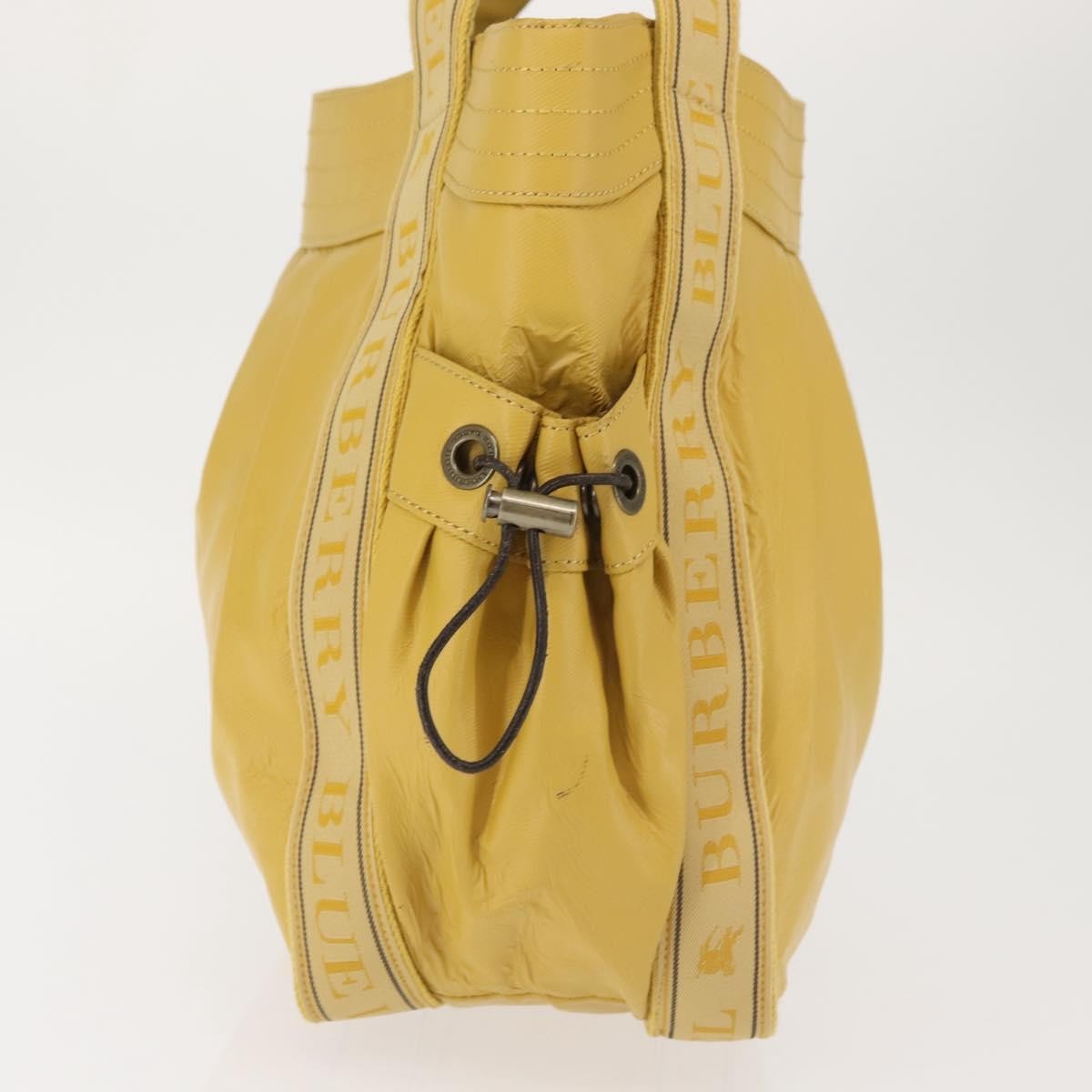 Burberry Blue Label Tote Bag Leather Yellow Leather Tote Bag Bag (Pre-Loved)