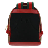 Gucci Doraemon Zip Backpack Printed Mini Gg Coated Canvas Beige Canvas Backpack Bag (Authentic Pre-Loved)