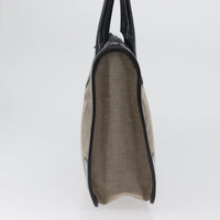 Gucci Vintage Tote Canvas Beige Canvas Tote Bag Bag (Authentic Pre-Loved)
