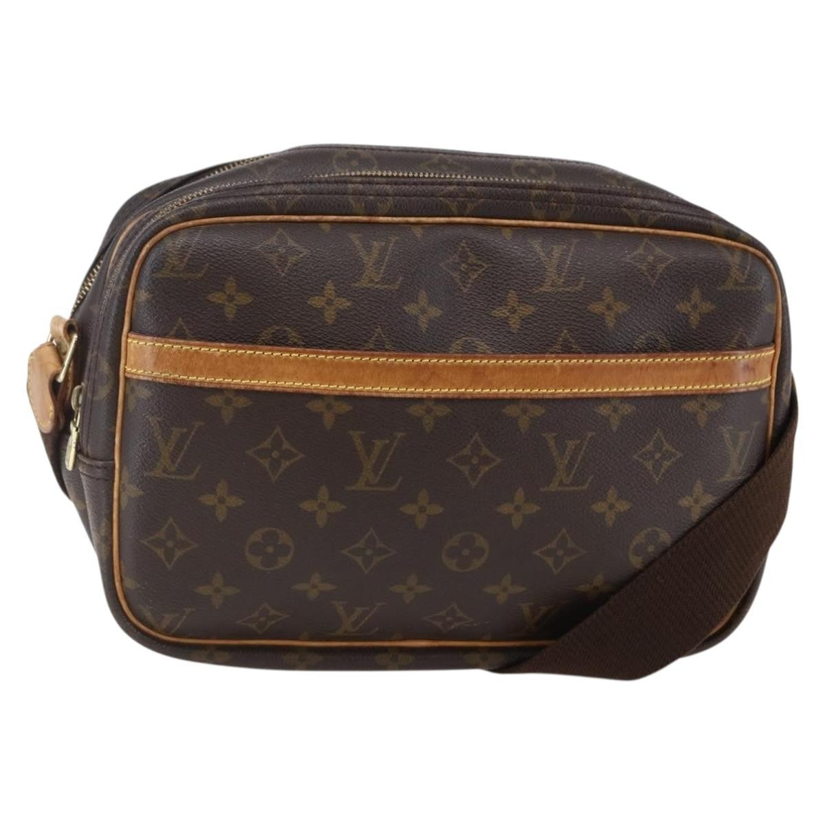 Louis Vuitton Reporter Bag Monogram Canvas Brown Canvas Bag (Pre-Loved)
