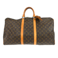 Louis Vuitton Louis Vuitton Keepall Bandouliere Bag Monogram Canvas Brown Canvas Travel Bag Bag (Authentic Pre-Loved)