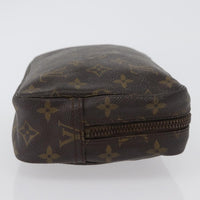 Louis Vuitton Trousse Toilette Monogram Canvas Brown Canvas Clutche & Pouche Bag (Authentic Pre-Loved)