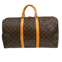 Louis Vuitton Louis Vuitton Keepall Bag Monogram Canvas Brown Canvas Travel Bag Bag (Pre-Loved)