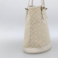 Louis Vuitton Petit Bucket Bag Mini Lin Beige Canvas Shoulder Bag Bag (Pre-Loved)