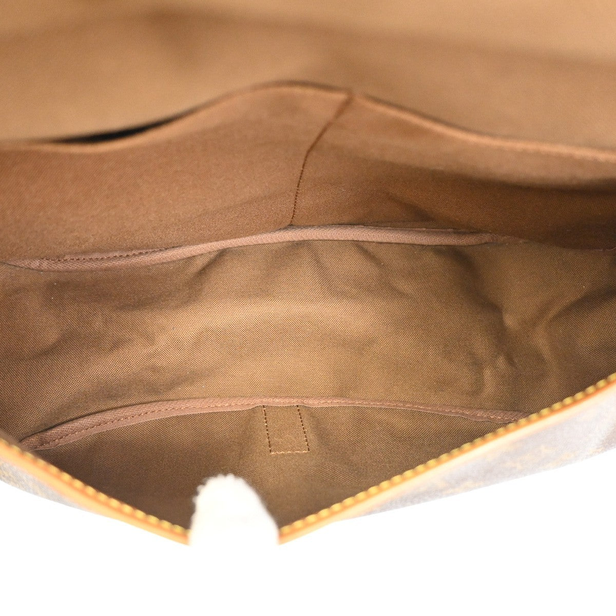 Louis Vuitton Saumur Handbag Monogram Canvas Brown Canvas Shoulder Bag Bag (Authentic Pre-Loved)