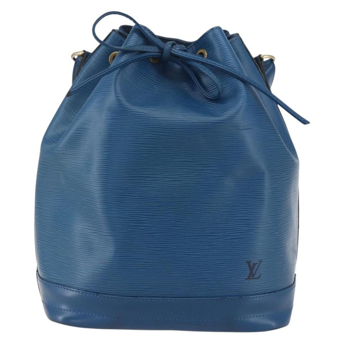 Louis Vuitton Noe Handbag Epi Leather Blue Leather Shoulder Bag Bag (Pre-Loved)