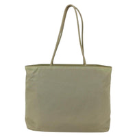 Prada Prada Vintage Zip Tote Tessuto Ecru Nylon Tote Bag Bag (Pre-Loved)