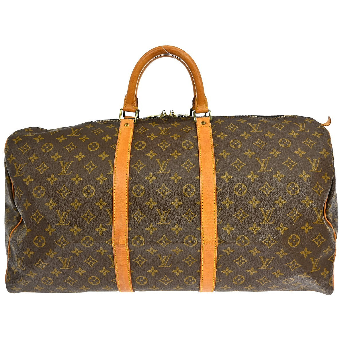 Louis Vuitton Louis Vuitton Keepall Bag Monogram Canvas Brown Canvas Travel Bag Bag (Pre-Loved)