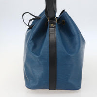 Louis Vuitton Bicolor Petit Noe Handbag Epi Leather Blue Leather Shoulder Bag Bag (Pre-Loved)