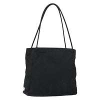 Prada Vintage Tote Tessuto Black Nylon Tote Bag Bag (Authentic Pre-Loved)