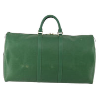 Louis Vuitton Louis Vuitton Keepall Bag Epi Leather Green Leather Travel Bag Bag (Pre-Loved)