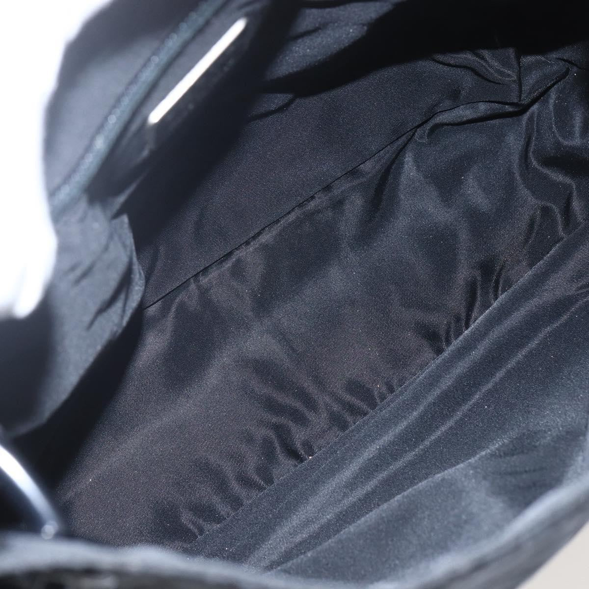 Prada Chain Shoulder Bag Tessuto Black Nylon Shoulder Bag Bag (Pre-Loved)