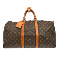 Louis Vuitton Louis Vuitton Keepall Bag Monogram Canvas Brown Canvas Travel Bag Bag (Pre-Loved)