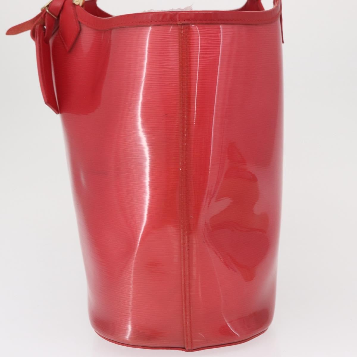 Louis Vuitton Plage Lagoon Bay Handbag Vinyl Epi Leather Red Plastic Tote Bag Bag (Authentic Pre-Loved)