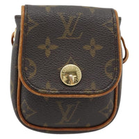 Louis Vuitton Cancun Pochette Monogram Canvas Brown Canvas Clutche & Pouche Bag (Authentic Pre-Loved)