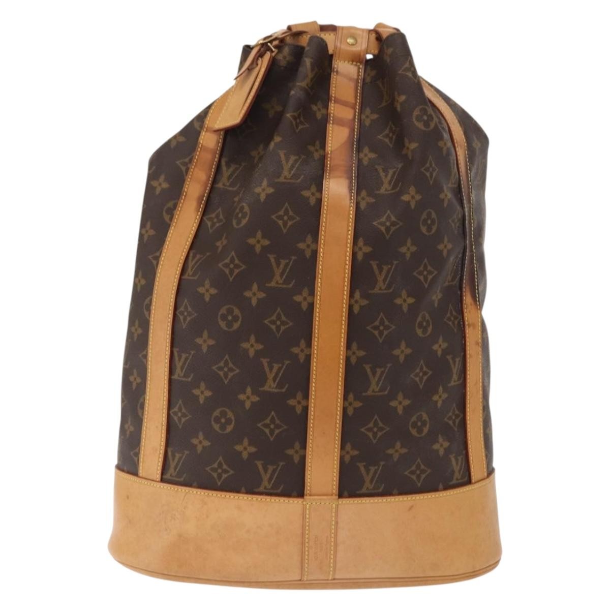 Louis Vuitton Randonnee Backpack Monogram Canvas Brown Canvas Shoulder Bag Bag (Authentic Pre-Loved)