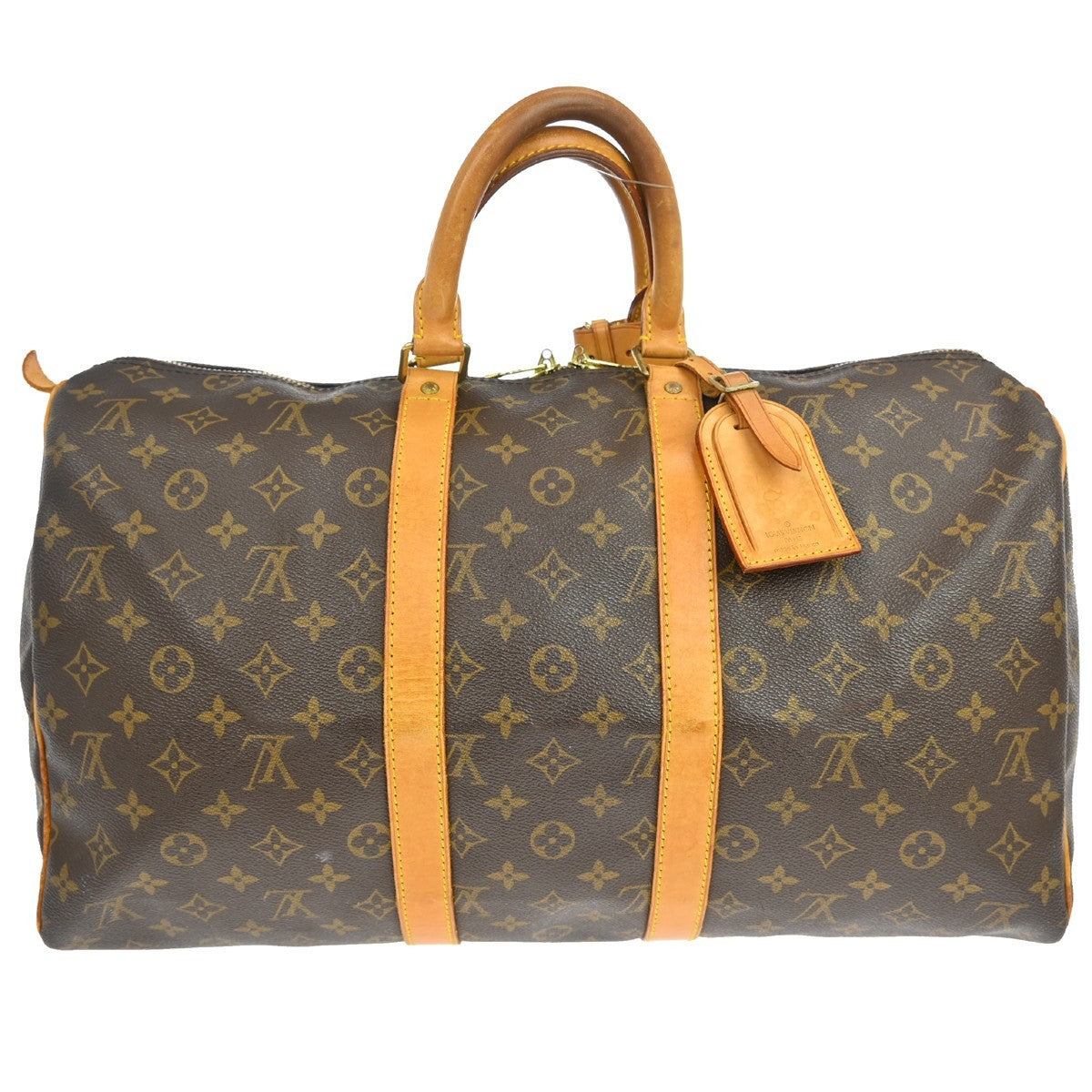 Louis Vuitton Louis Vuitton Keepall Bag Monogram Canvas Brown Canvas Travel Bag Bag (Authentic Pre-Loved)