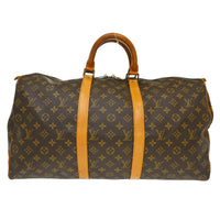 Louis Vuitton Louis Vuitton Keepall Bag Monogram Canvas Brown Canvas Travel Bag Bag (Authentic Pre-Loved)