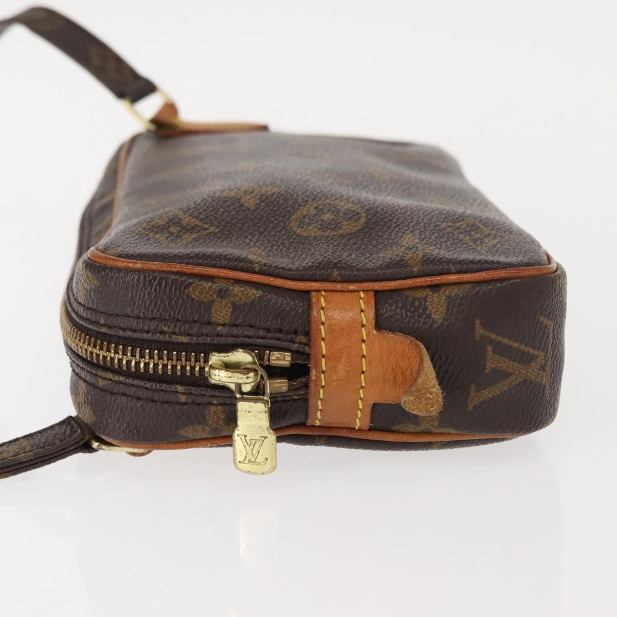 Louis Vuitton Pochette Marly Bandouliere Bag Monogram Canvas Brown Canvas Shoulder Bag Bag (Pre-Loved)