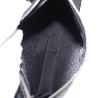 Gucci Vintage Flat Messenger Bag Nylon And Leather Black Nylon Shoulder Bag Bag (Pre-Loved)