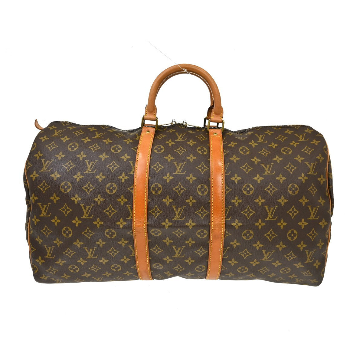 Louis Vuitton Louis Vuitton Keepall Bag Monogram Canvas Brown Canvas Handbag (Authentic Pre-Loved)