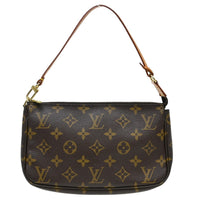 Louis Vuitton Pochette Accessoires Nm Monogram Canvas Brown Canvas Clutche & Pouche Bag (Authentic Pre-Loved)