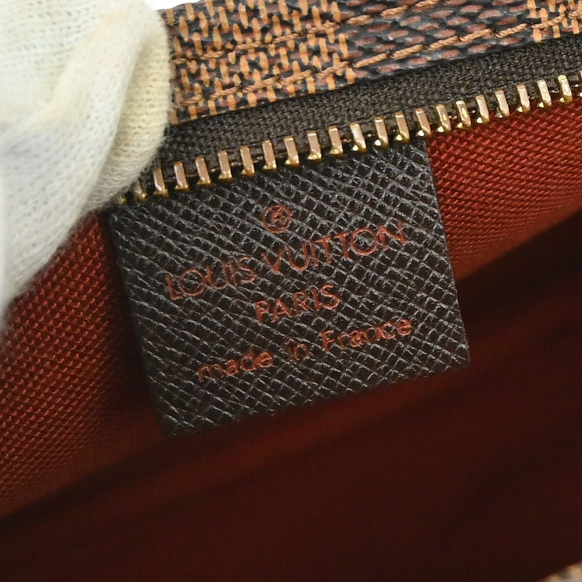 Louis Vuitton Trousse Make Up Bag Damier Canvas Brown Canvas Clutche & Pouche Bag (Pre-Loved)