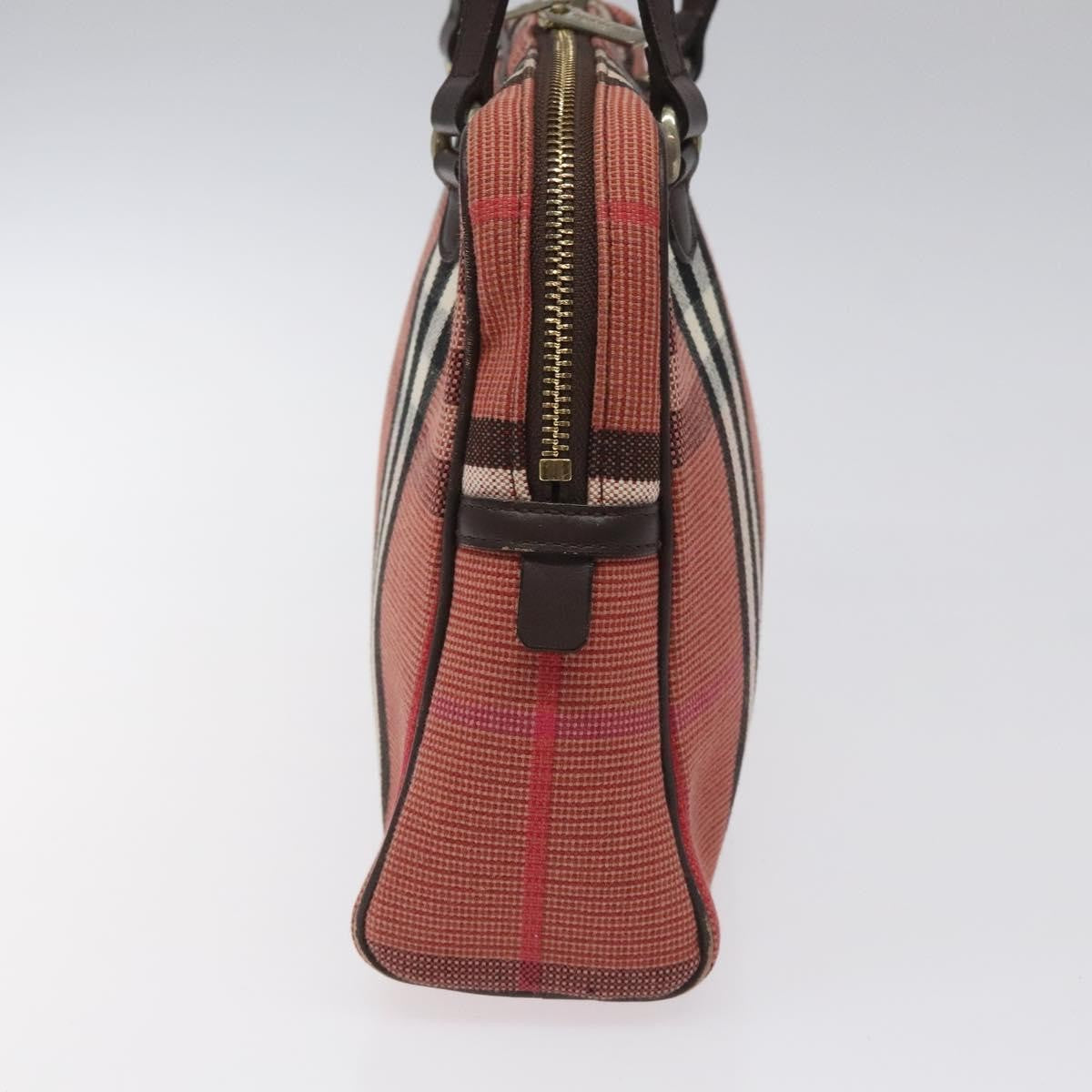 Burberry Nova Check Shoulder Bag Canvas Red Canvas Shoulder Bag Bag (Authentic Pre-Loved)