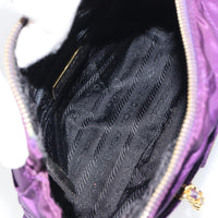Prada Re-Edition 1995 Chain Tote Quilted Re-Nylon Purple Nylon Shoulder Bag Bag (Pre-Loved)