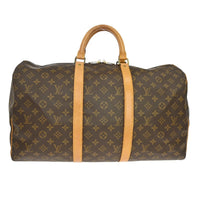 Louis Vuitton Louis Vuitton Keepall Bag Monogram Canvas Brown Canvas Travel Bag Bag (Pre-Loved)